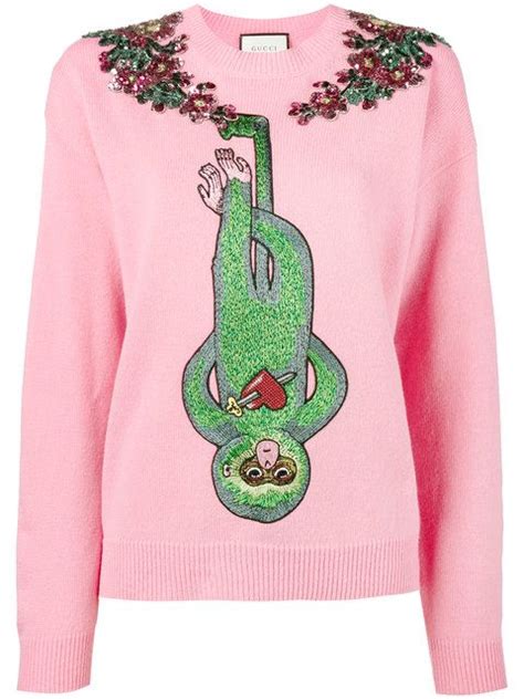 gucci monkey sweater